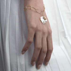 Tyche Mini Galini Pearl Statement Bracelet