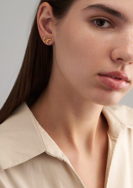 Tiny Moon Studs Tiny Moon Studs