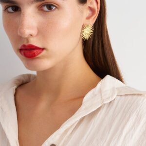 Golden Sun Earrings