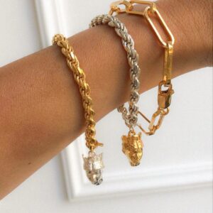 TÝCHE SMALL HEAD SPIRAL CHAIN BRACELET