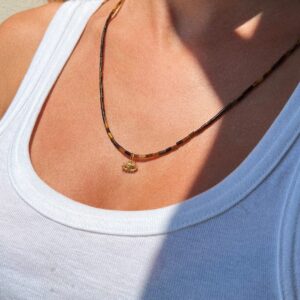 Tiny Eye Tiger Eye Necklace