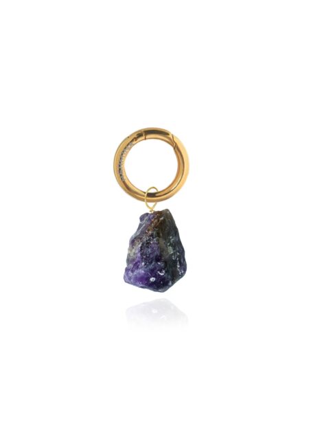Purple Amethyst Keyring