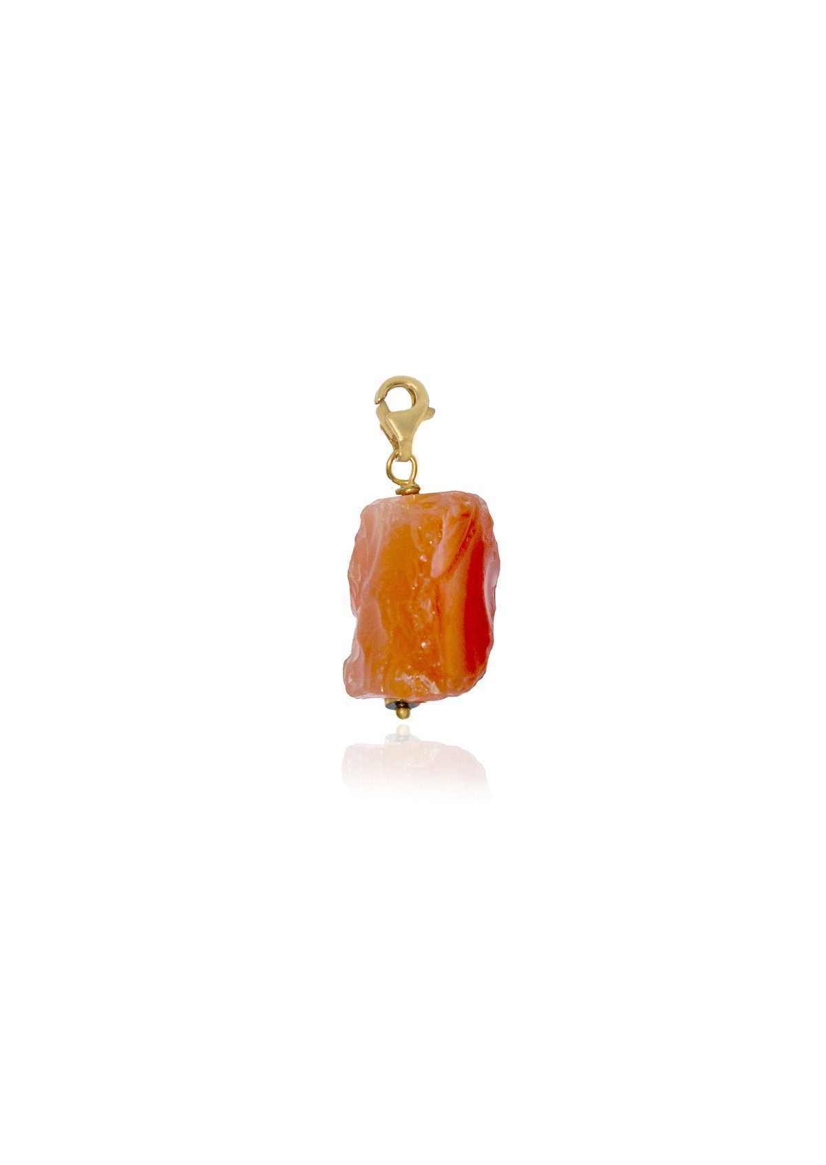 Orange Aventurine Clip On Orange Aventurine Clip On