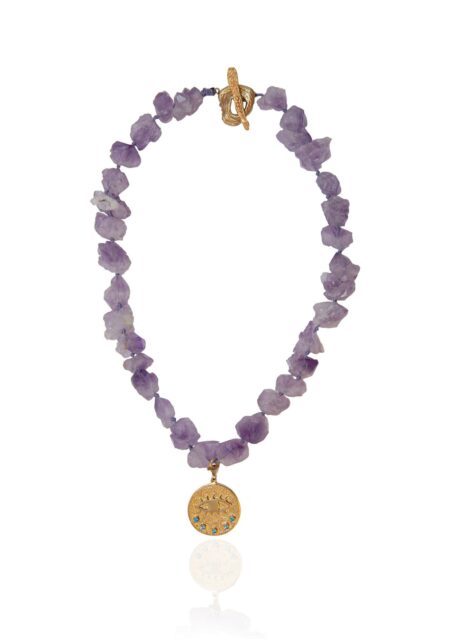Amethyst Rock Kressida Large Necklace
