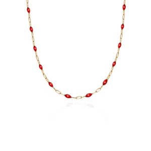 Red Enamel Chain