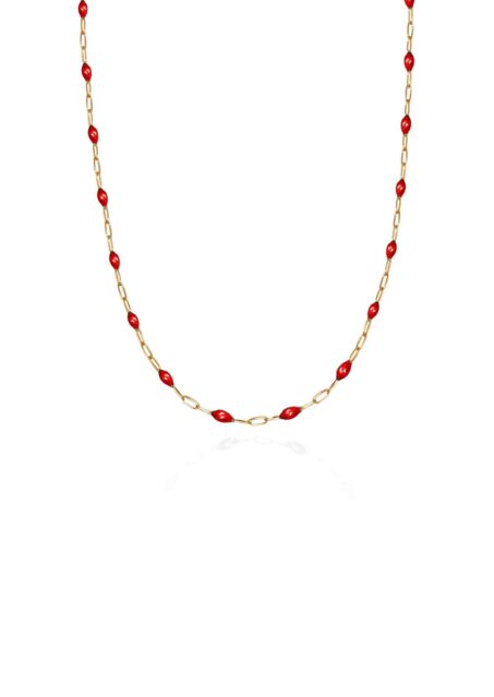 Red Enamel Chain