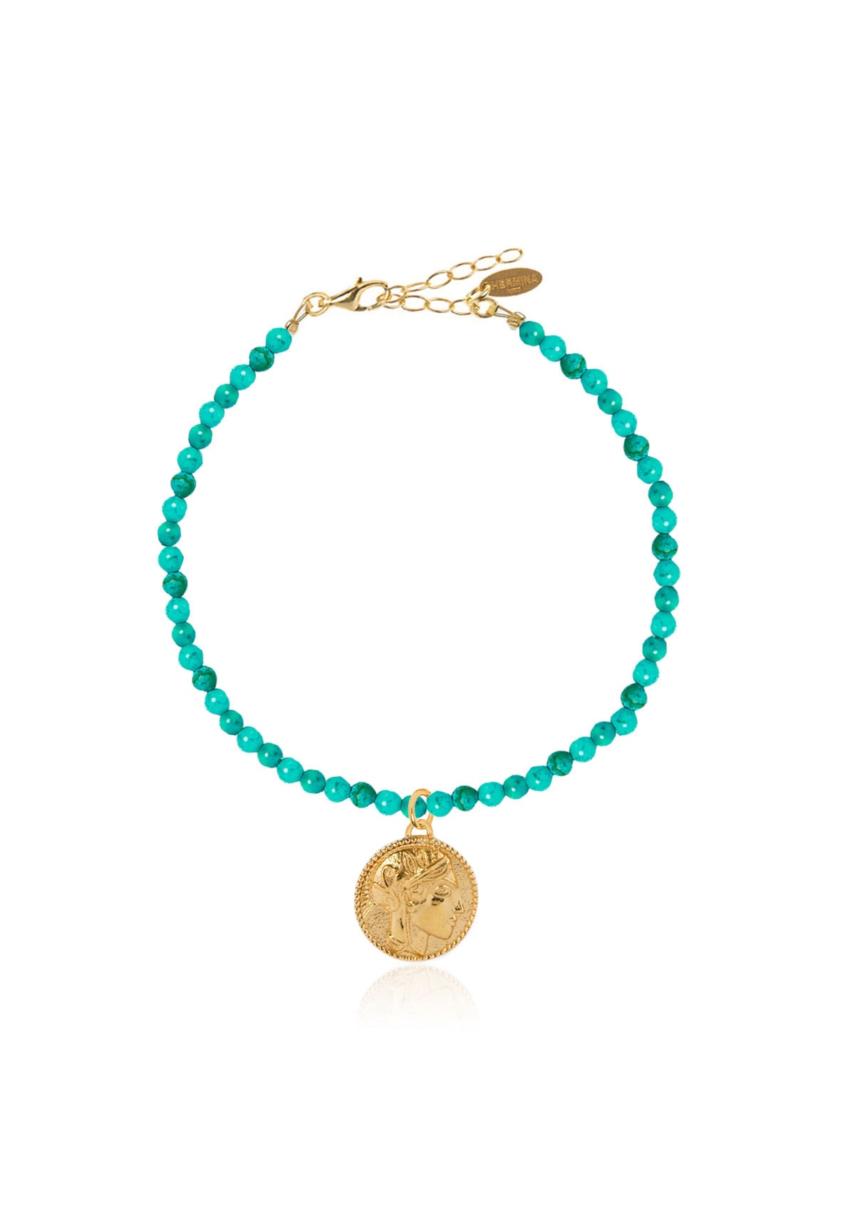 Athéna Turquoise Howlite Bracelet Athéna Turquoise Howlite Bracelet