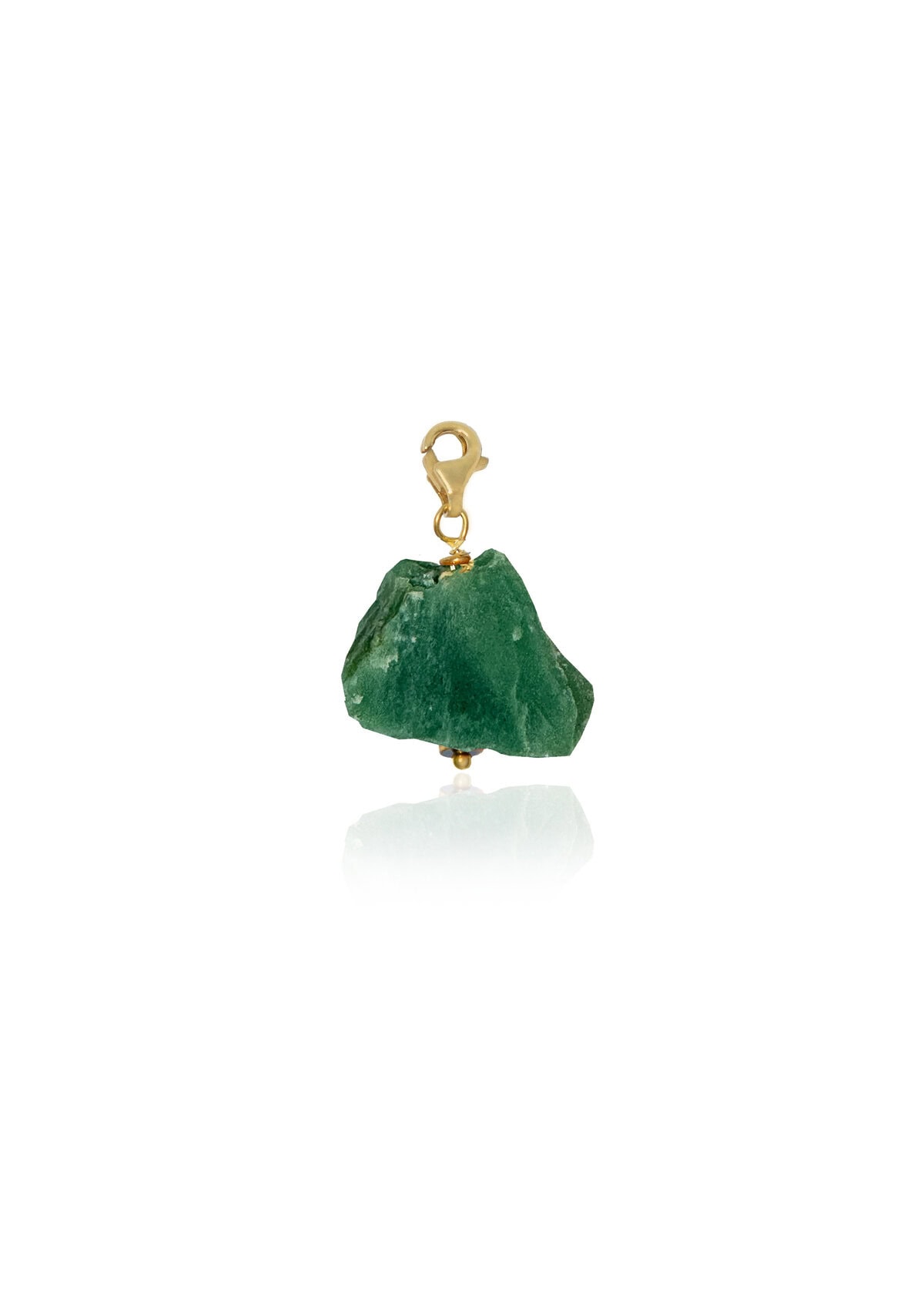 Green Aventurine Clip On Green Aventurine Clip On