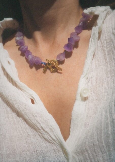 Bougainvillea Amethyst Necklace