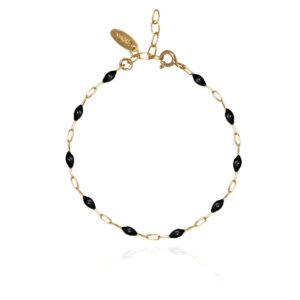 Black Enamel Bracelet
