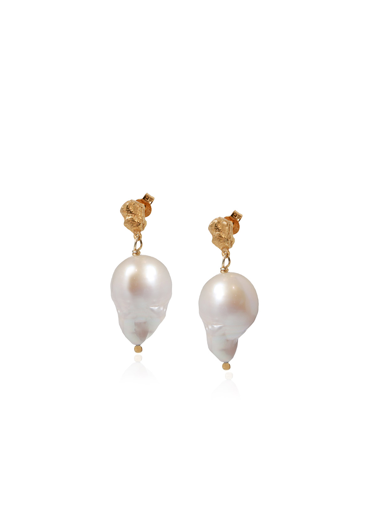 Baroque Pearl Earrings Baroque Pearl Earrings
