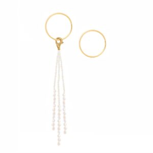Cascade Band Earrings Gold