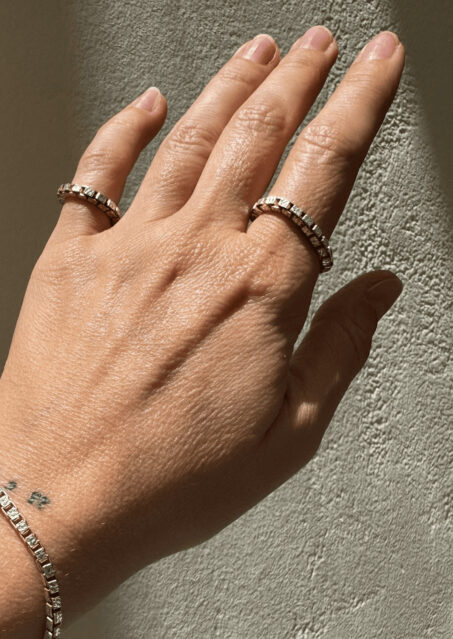 Diamante Chain Ring Diamante Chain Ring