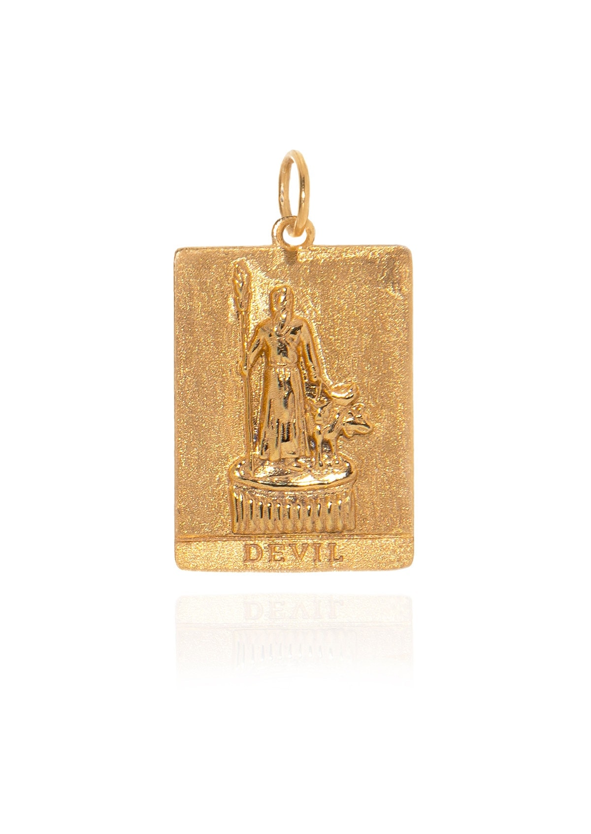 Devil Square Tarot Charm Devil Square Tarot Charm