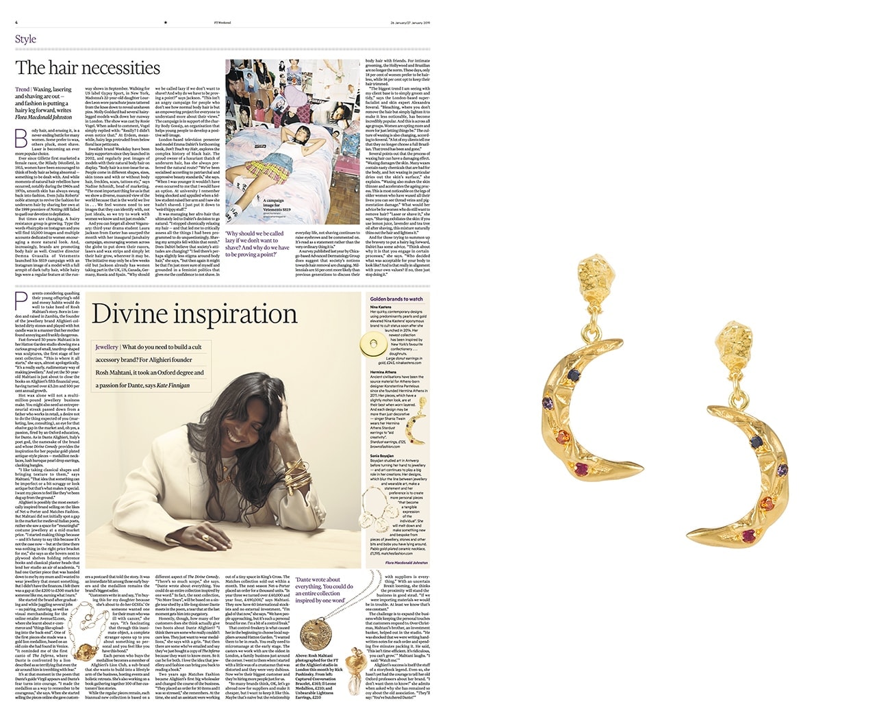 Méliès Stardust Moon Earrings