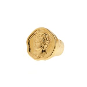 Hermis Signet Ring - Gold