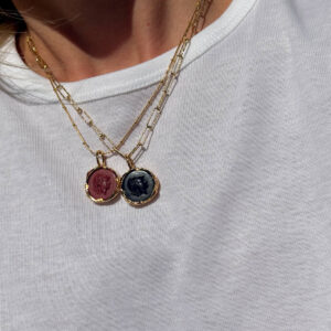 Athéna Cameo Jasper Kronus Necklace