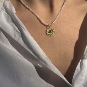 Mini Kressida Vintage Pearl Necklace