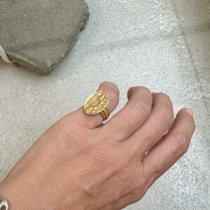 Minoas Sealstone Signet Ring Gold