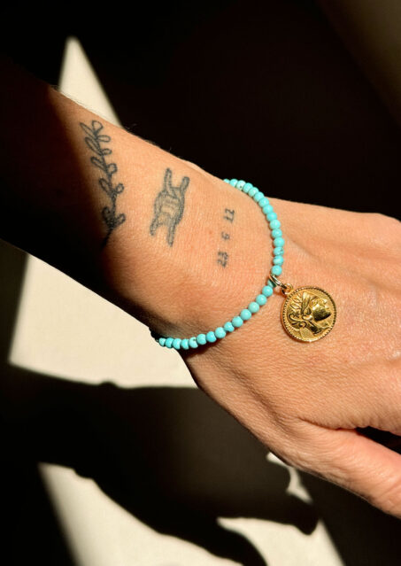Athéna Turquoise Howlite Bracelet Athéna Turquoise Howlite Bracelet