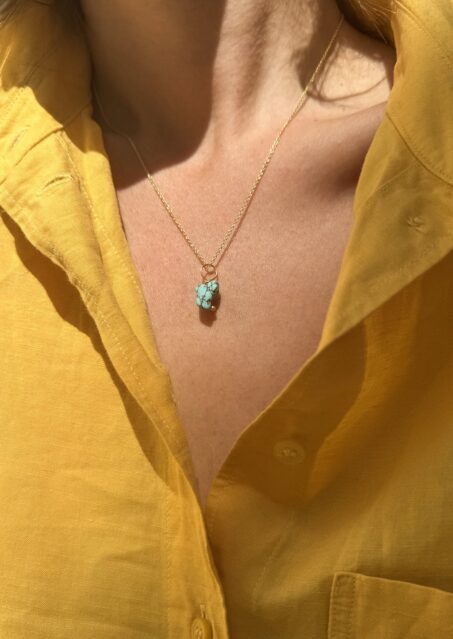 Galini Turquoise Thin Chain