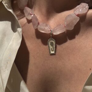 Rose Quartz Venetia Necklace