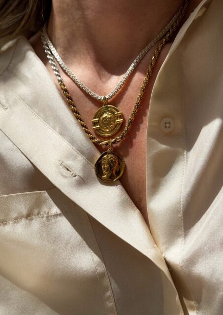 Wreath Of Achilles & Hermis Necklace + Hercules Coin Necklace Wreath Of Achilles & Hermis Necklace + Hercules Coin Necklace