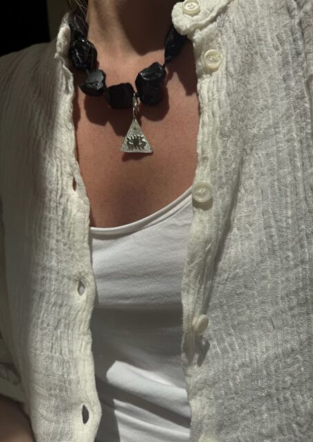 Onyx Kressida Pyramis Large Necklace Onyx Kressida Pyramis Large Necklace