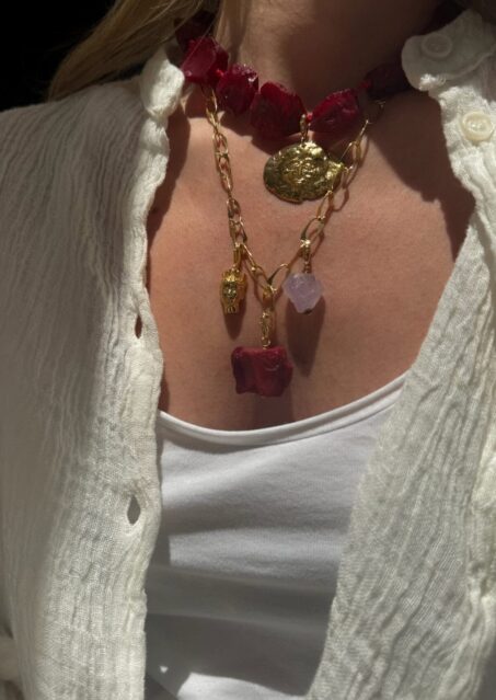 Fortuna Necklace + Venus Red Nikolaos Necklace Fortuna Necklace + Venus Red Nikolaos Necklace