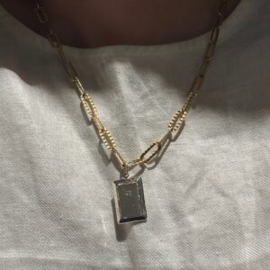 Angel Rectangular Charm Victor Chain