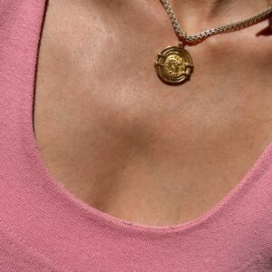 Hercules Coin Diamante Necklace