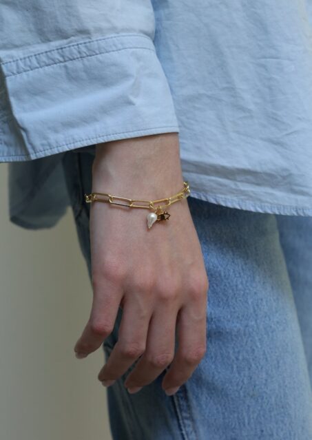 Tiny Eye Pearl Drop Yasemi Brecelet Tiny Eye Pearl Drop Yasemi Brecelet