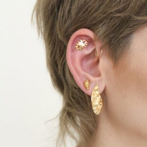 Nebula Symmetrical Small Earrings Vrahion Large Studs Tyche Mini Studs