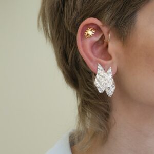 Nebula Symmetrical Small Earrings Vrahion Large Studs