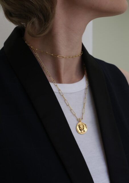 Hermis Large Diamond Cut Chain Hermis Large Diamond Cut Chain