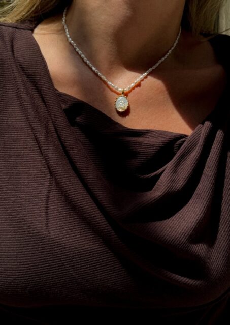 Eros Cameo Pearl Necklace Eros Cameo Pearl Necklace