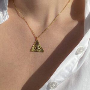 KRESSIDA LARGE PYRAMIS NECKLACE
