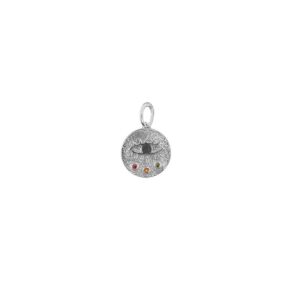 Kressida Mini Charm Clear Multi Silver