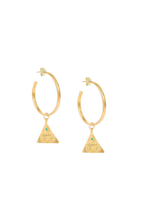 Kressida Pyramis Small Hoops