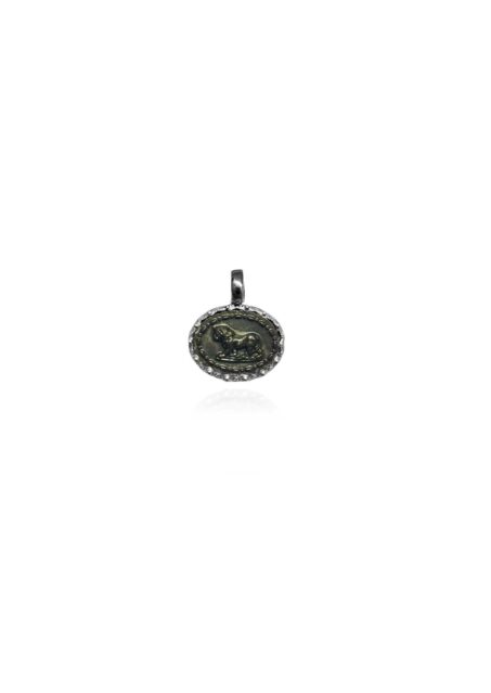 Leo Cameo Hematite Charm Leo Cameo Hematite Charm