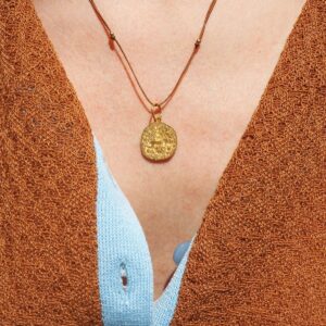 Leo Zodiac Cord Necklace