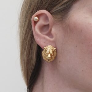 Leon Emerald Baroque Pearl Earrings