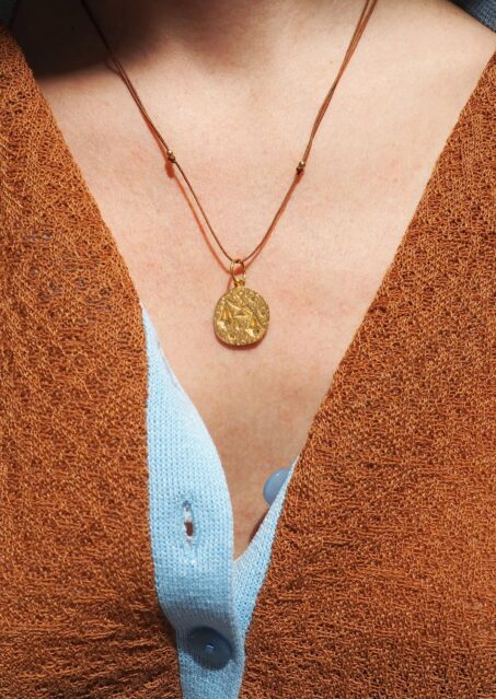 Libra Zodiac Cord Necklace Libra Zodiac Cord Necklace