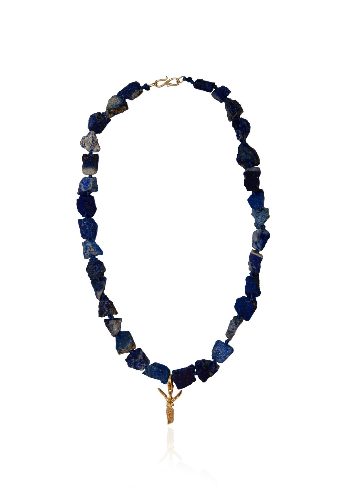 Lapis Pebble Nike Necklace Lapis Pebble Nike Necklace