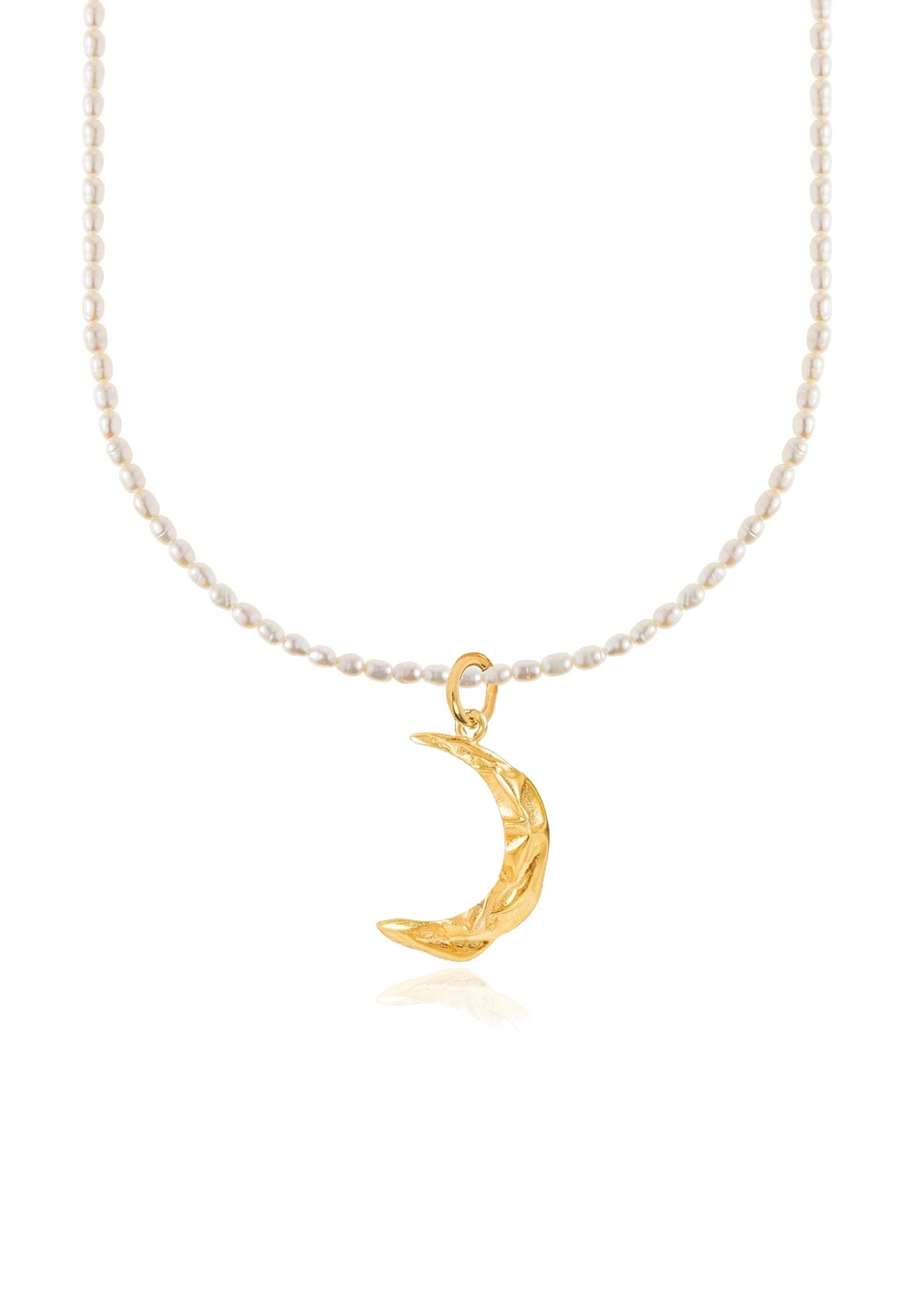 Melies Moon Oval Pearl Necklace Melies Moon Oval Pearl Necklace