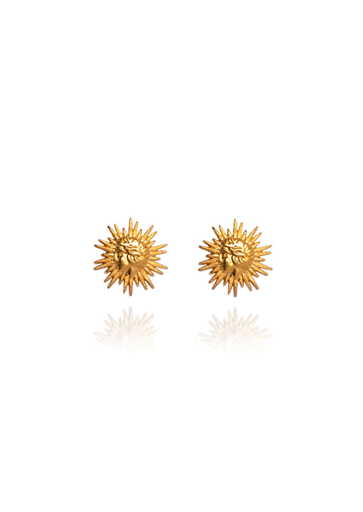 Mini Gold Sun Earrings Mini Gold Sun Earrings