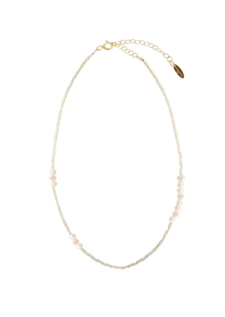 Moonstone Pearl Necklace