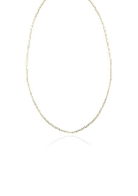 Moon Stone Thin Necklace