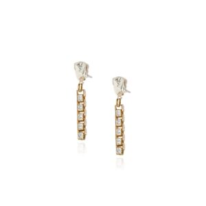 Diamante Chain Nugget Earrings