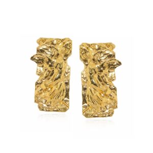 Nike Foil Earrings Gold